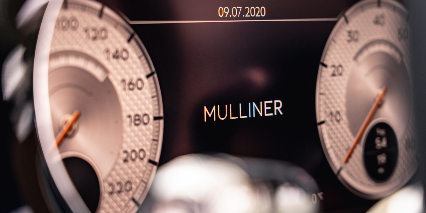 Bentley Glasgow Bentley Continental GT Mulliner coupe Mulliner dial detail